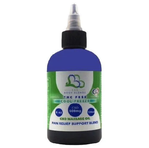 PAIN RELIEF: CBD Massage Oil 4 oz – Cool Freeze BodiiPro