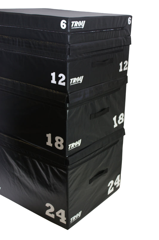Padded Stackable Black Plyo Box BodiiPro